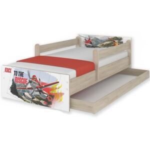 Dětská postel MAX se šuplíkem Disney - LETADLA 160x80 cm
