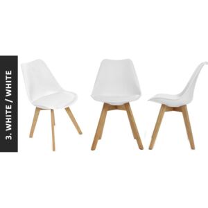 SKLADEM: Designová židle VEYRON - bílá