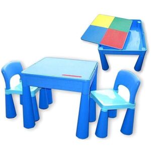 Dětský stůl se židličkami MAMUT - modrý