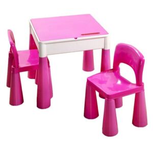 Dětský stůl se židličkami MAMUT - růžový