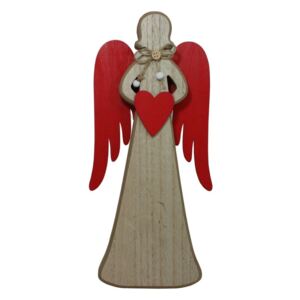 Anděl XL s červenými křídly