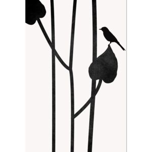 Ilustrace The Bird, Kubistika