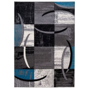 Moderní kusový koberec MATRA modro-šedý J393A
