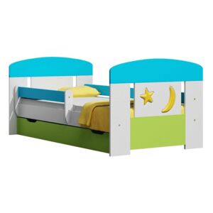 Dětská postel se šuplíkem SUMMER 160x80 cm + matrace