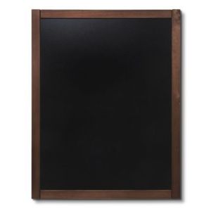 Křídová tabule Classic, tmavě hnědá, 70 x 90 cm