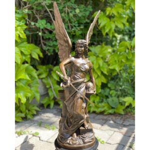 Bronzová socha soška Minerva