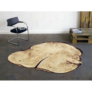Kusový koberec Nature Kontur - hnědý