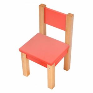 Sada dětských židlí Cathy - červená