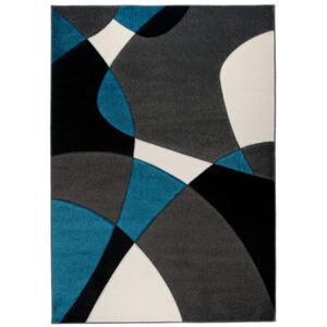 Moderní kusový koberec MATRA modrý 9563B