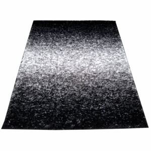 Kusový koberec SHAGGY NEVADA - černo-bílý
