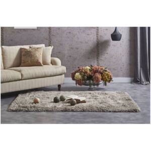 Moderní kusový koberec SHAGGY COLOR - béžovo-šedý