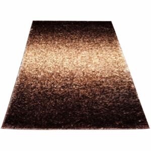 Kusový koberec SHAGGY NEVADA - hnědo-béžový