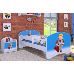 Dětská postel bez šuplíku 180x90cm BOŘEK STAVITEL