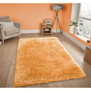 Moderní kusový koberec SHAGGY NOVO - oranžový