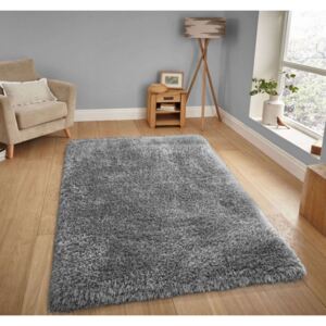 Moderní kusový koberec SHAGGY NOVO - šedý