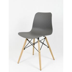 Designová židle PALERMO - šedá - TYP A