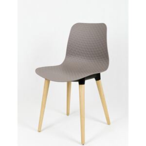 Designová židle PALERMO - hnědá - TYP B