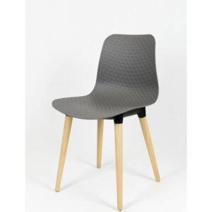 Designová židle PALERMO - šedá - TYP B