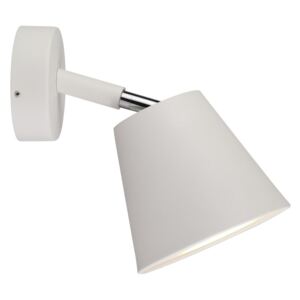 NORDLUX 78531001 IP S6 - Kovová nástěnná lampička do koupelny Ø12,5cm, bílá