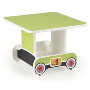Dětský obrázkový stoleček - Lokomotiva - zelený