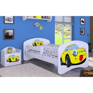 Dětská postel bez šuplíku 160x80cm SMILE CAR