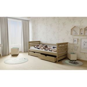 Dětská postel z MASIVU 200x90cm bez šuplíku - M03