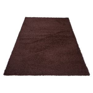 Moderní koberec SHAGGY PORTO - hnědý