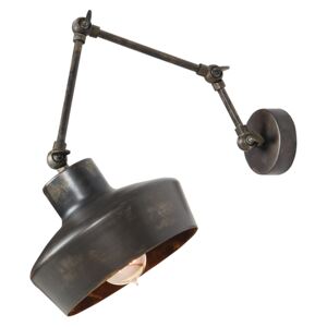 Zambelis 16136 nástěnná lampa, starý kov, 1xE27, 20cm
