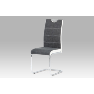 Jídelní židle HC-582 GREY2, šedá látka