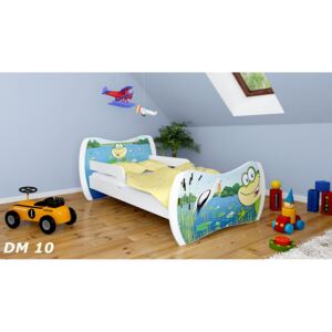 Dětská postel bez šuplíku 140x70cm ŽABIČKA + matrace ZDARMA!