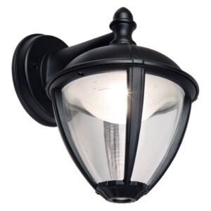 Nástěnná venkovní LED lampa UNITE, 9W, teplá bílá, černá, IP44 Lutec UNITE 5260201012