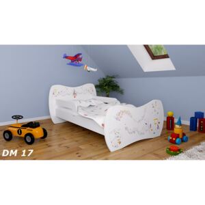 Dětská postel bez šuplíku 160x80cm NOTIČKY + matrace ZDARMA!