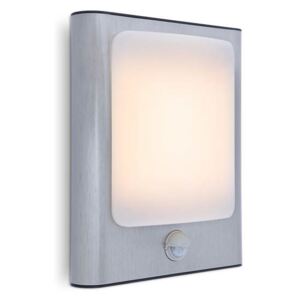 Venkovní LED nástěnné osvětlení s čidlem FACE, 13W, teplá bílá, IP44 Lutec FACE 5033002001