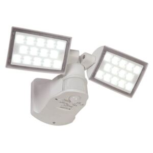 Venkovní LED nástěnné osvětlení s čidlem PERI, 32W, denní bílá, IP54, bílé Lutec PERI 7629401331