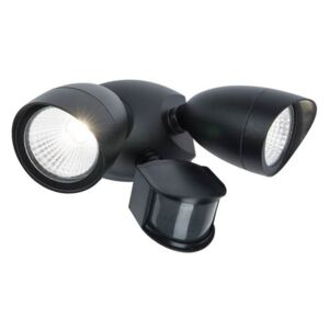 Venkovní LED nástěnné bodové osvětlení s čidlem SHRIMP, 22W, denní bílá, IP54 Lutec SHRIMP 7621903012