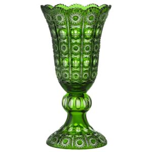 Váza Petra, barva zelená, výška 430 mm