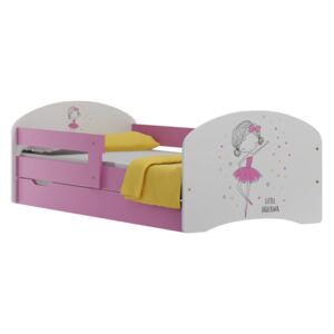 Dětská postel se šuplíky MALÁ BALERÍNA 180x90 cm