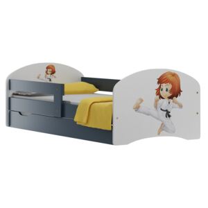 Dětská postel se šuplíky KARATE KID 200x90 cm