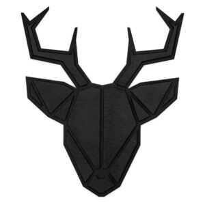 Dřevěná dekorace na zeď Deer Nox Polygon