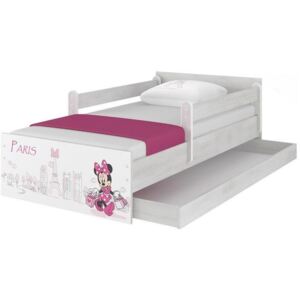 *** SKLADEM*** Dětská postel MAX bez šuplíku Disney - MINNIE PARIS 160x80 cm