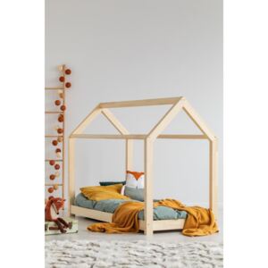 Dětská postel z masivu DOMEČEK - TYP A 120x60 cm