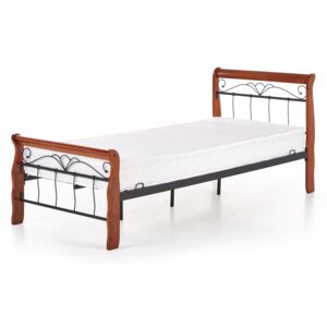 Kovová postel VERONIKA 200x90 cm - černá