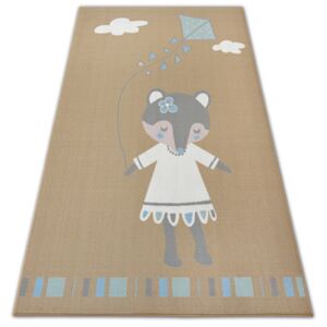 Dětský kusový koberec MYŠKA II - béžový