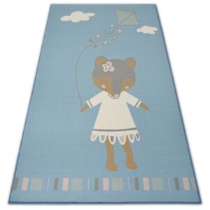 Dětský kusový koberec MYŠKA II - modrý