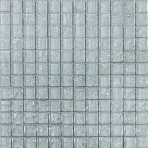 Maxwhite ASBHH40 Mozaika skleněná, bílá s efektem popraskaného skla