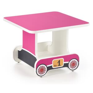 Dětský psací stůl Lokomotiva, růžový
