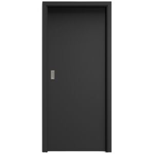 SAPELI ELEGANT KOMFORT M10 - CPL LAMINÁT - POSUVNÉ DVEŘE VČ. ZÁRUBNĚ - Černá grafit Průchozí šířka (cm): 60, Průchozí výška (cm): 197