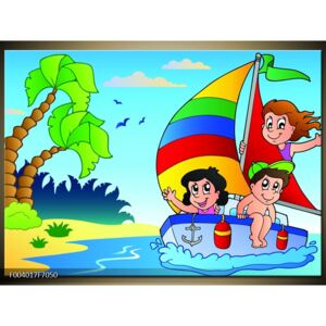 Obraz pro děti plachetnice