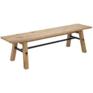 SCANDI Přírodní dubová jídelní lavice Kiruna 170 cm