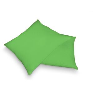 Povlak na polštářek jersey - tmavě zelená - 50x70, 2 ks